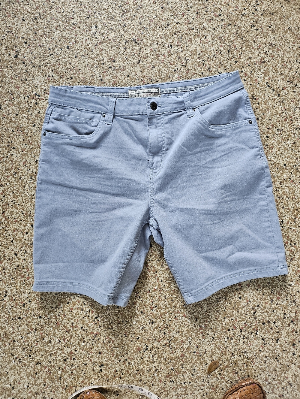 Colours Alexander Julian 3174 Men's Golf Grey Cotton Stretch Shorts 34